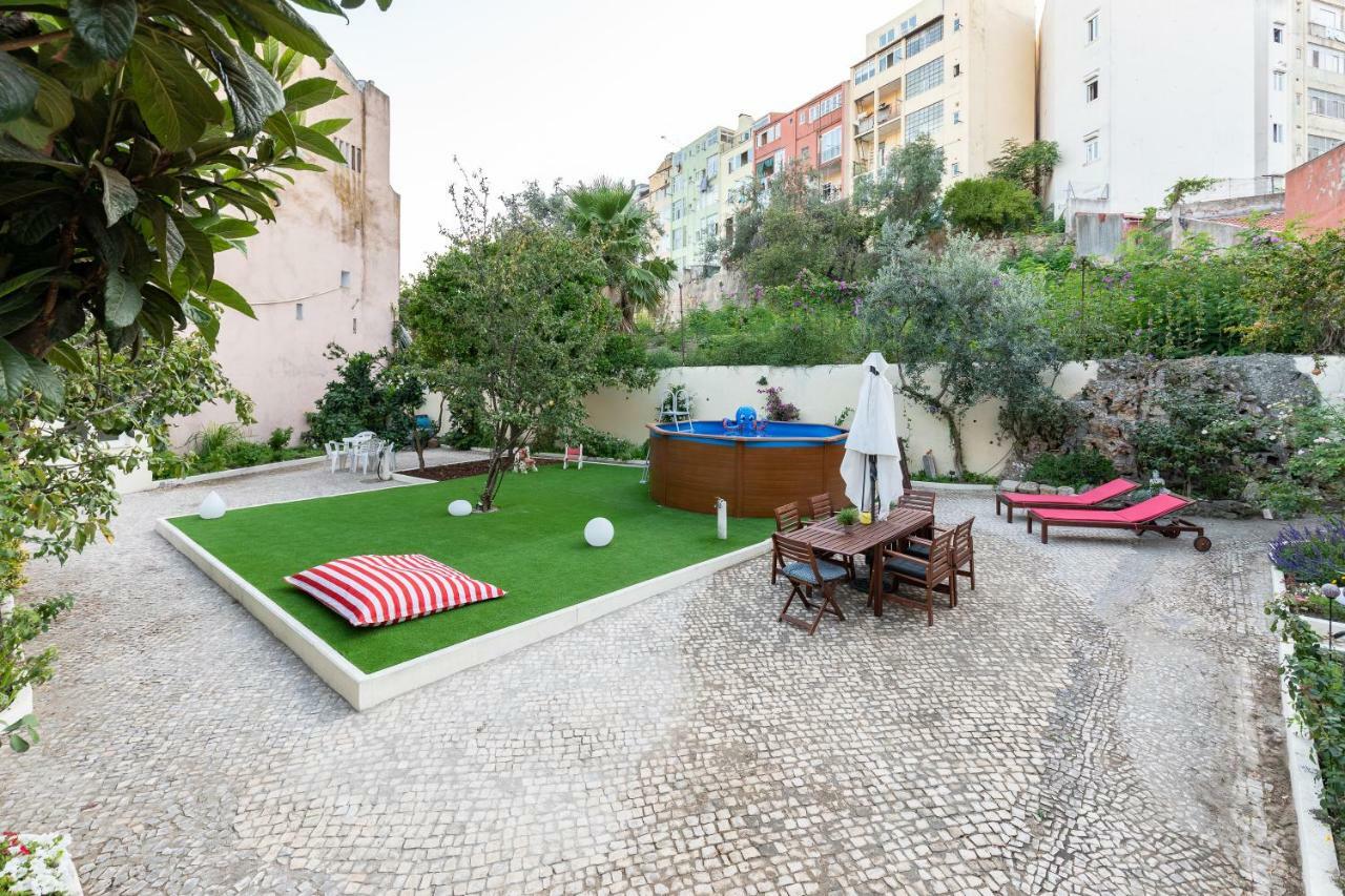 Ferienwohnung Graca Palace With Private Pool Garden Lissabon Exterior foto